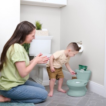 INGENUITY Toaleta detská so zvukom My Size™ zelená