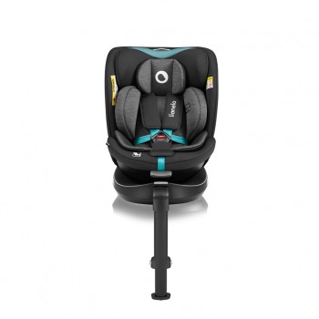 LIONELO Autosedačka Navy i-Size (40-150 cm) Black Turquoise