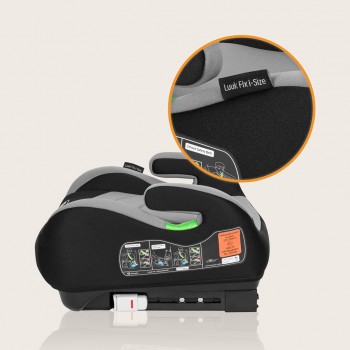 LIONELO Podsedák Luuk Fix i-Size (125-150 cm) Grey Stone