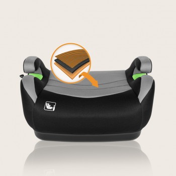 LIONELO Podsedák Luuk Fix i-Size (125-150 cm) Grey Stone