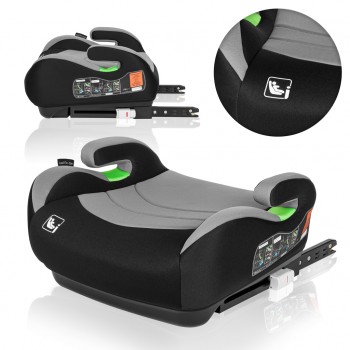 LIONELO Podsedák Luuk Fix i-Size (125-150 cm) Grey Stone