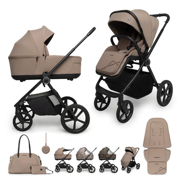 MUUVO Kočík kombinovaný Muuvo One 2v1 Praline