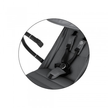 PETITE&MARS Kočík športový Zip Smoky Anthracite