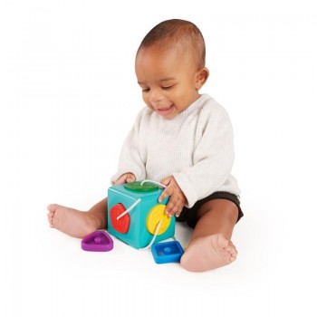 BABY EINSTEIN Hračka senzorická vkladacia Match&Grasp Block™ 6m+