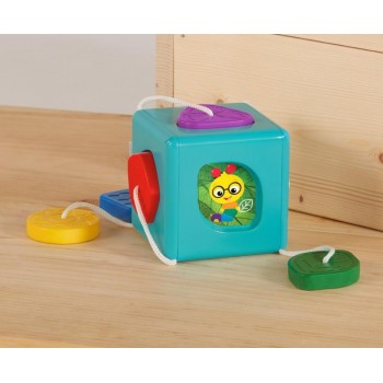 BABY EINSTEIN Hračka senzorická vkladacia Match&Grasp Block™ 6m+