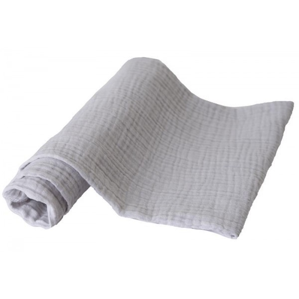 BABYMATEX Plienka bavlnená Muslin 3ks Svetlo Šedá 70x80 cm