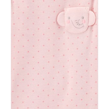 CARTER'S Body dlhý rukáv Character Pocket dievča 4ks NB, veľ. 56