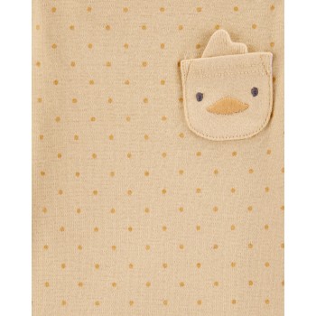 CARTER'S Body dlhý rukáv Character Pocket dievča 4ks NB, veľ. 56