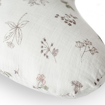 CEBA BABY Polštář kojicí HUGGY (150x60x37) Basic Mušelín Small Twigs