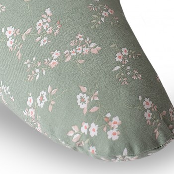 CEBA BABY Polštář kojicí HUGGY (150x60x37) Basic Žerzej Green Meadow