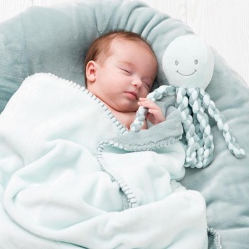 NATTOU Prvá hračka pre bábätka chobotnička PIU PIU Lapidou light pink 0m+