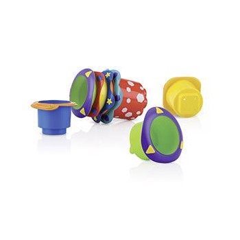 NUBY Poháriky do vody, 6 m+ (5 ks)