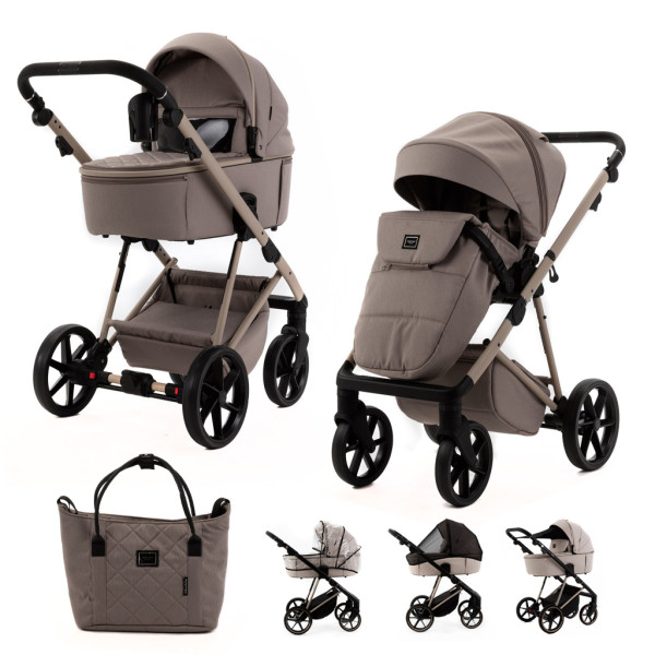 ADAMEX Kočík kombinovaný Delta Natura Cappuccino