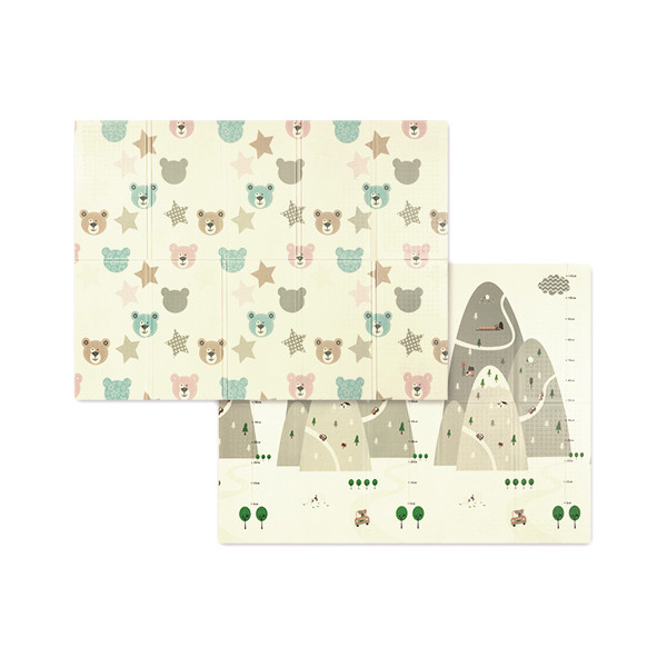 BABYONO Podložka penová na hranie edukačná skladacia 100x200 cm