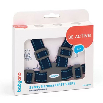 BABYONO Popruhy na dieťa tmavomodré 6m+