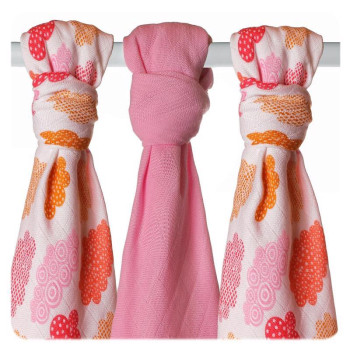 Bambusové plienky Heaven for Girls mix 70x70cm 3ks