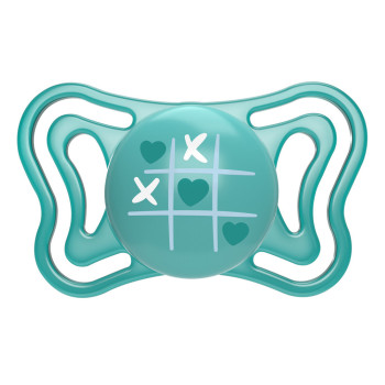 CHICCO Cumlík Physio Light silikónový chlapec16-36m, 2 ks