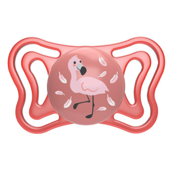 CHICCO Cumlík Physio Light silikónový dievča 6-16m, 2 ks