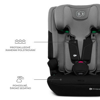 KINDERKRAFT Autosedačka I-Comfy i-Size (76 do 150 cm) Dark Grey