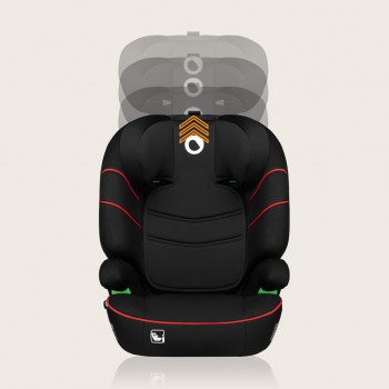 LIONELO Autosedačka Lars i-Size (100-150 cm) Sporty Black Red