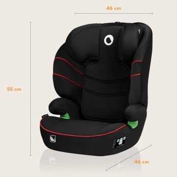 LIONELO Autosedačka Lars i-Size (100-150 cm) Sporty Black Red