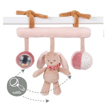 NATTOU Hračka na zavesenie zajačik Pauline PS