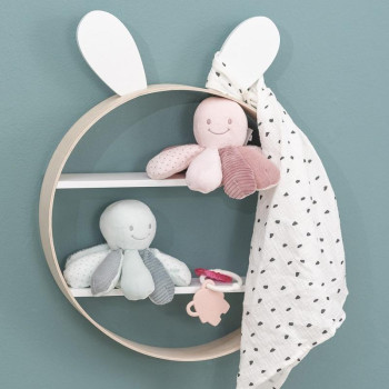 NATTOU Hryzačka silikónová s chladiacou časťou bez BPA ružový sloník