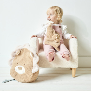 NATTOU Maznáčik plyšový maxi Teddy medvedík 28 x 28 cm, 0m+