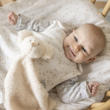 NATTOU Maznáčik plyšový maxi Teddy myška 28 x 28 cm, 0m+