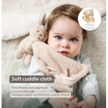 NATTOU Maznáčik plyšový Teddy zajačik 27 x 27 cm, 0m+