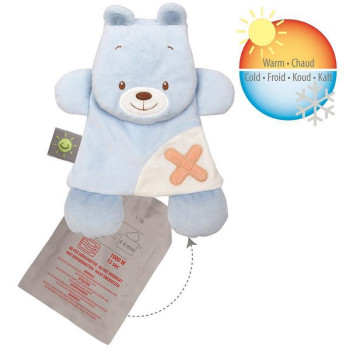 NATTOU Maznáčik s termoforom Buddiezzz medvedík