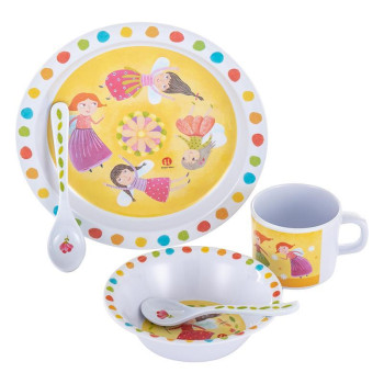 PETITE&MARS Set rozprávkového riadu Víla 5 ks