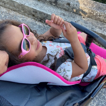 PETITE&MARS Vložka do kočíka 3D Aero Dark Grey