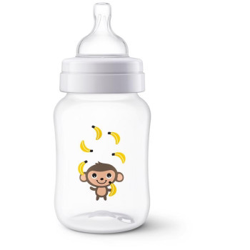 Philips AVENT Fľaša 260 ml Antikolik opica