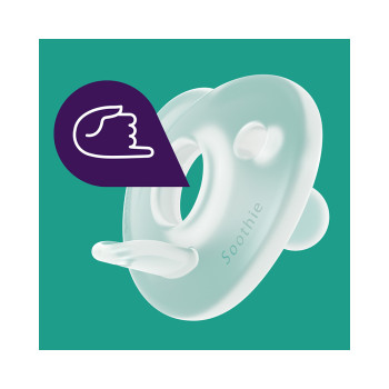 Philips AVENT Cumlík 0-6m Soothie chlapec 2 ks