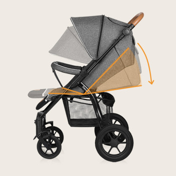 LIONELO Kočík športový Annet Tour Grey Stone