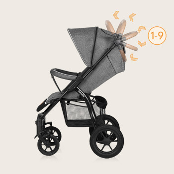 LIONELO Kočík športový Annet Tour Grey Stone