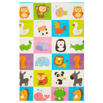 Obojstranná skladacia podložka 120x180x0,8 Zvieratá Žirafy 9001