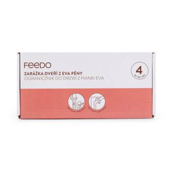 FEEDO Zarážka dverí z Eva peny 4ks