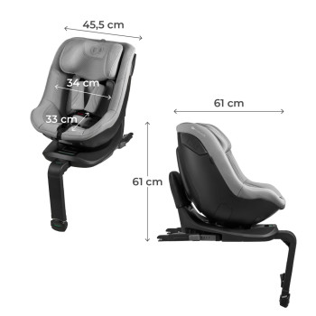 KINDERKRAFT Autosedačka I-Guard Pro I-size (61–105 cm) Grey