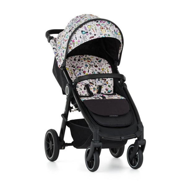 PETITE&MARS Kočík športový Street2 RWS Black Limited 100 Tattoo Complete