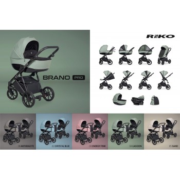 kočík Riko Brano Pro Energy Pink