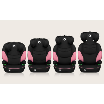 LIONELO Autosedačka Lars i-Size (100-150 cm) Pink Baby