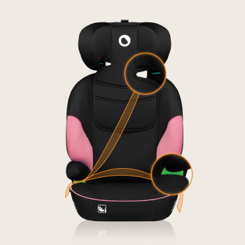 LIONELO Autosedačka Lars i-Size (100-150 cm) Pink Baby