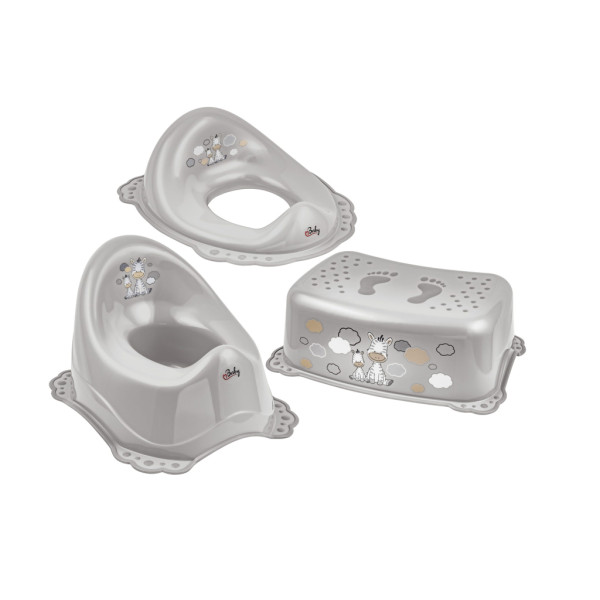 MALTEX Súprava protišmyková Zebra - Grey