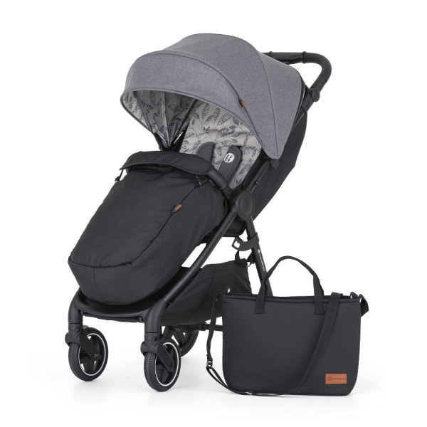 PETITE&MARS Kočík športový Royal3 Black Ultimate Grey
