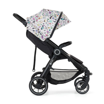 PETITE&MARS Kočík športový Street2 RWS Black Limited 100 Tattoo Complete