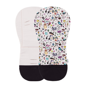 PETITE&MARS Kočík športový Street2 RWS Black Limited 100 Tattoo Complete