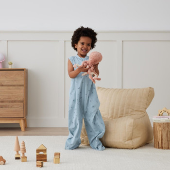 ERGOPOUCH Vak a overal na spanie 2v1 organická bavlna Suit Dragonflies 8-24 m, 8-14 kg, 0,2 tog