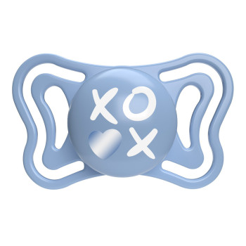 CHICCO Cumlík Physio Light silikónový chlapec 6-16m, 2 ks